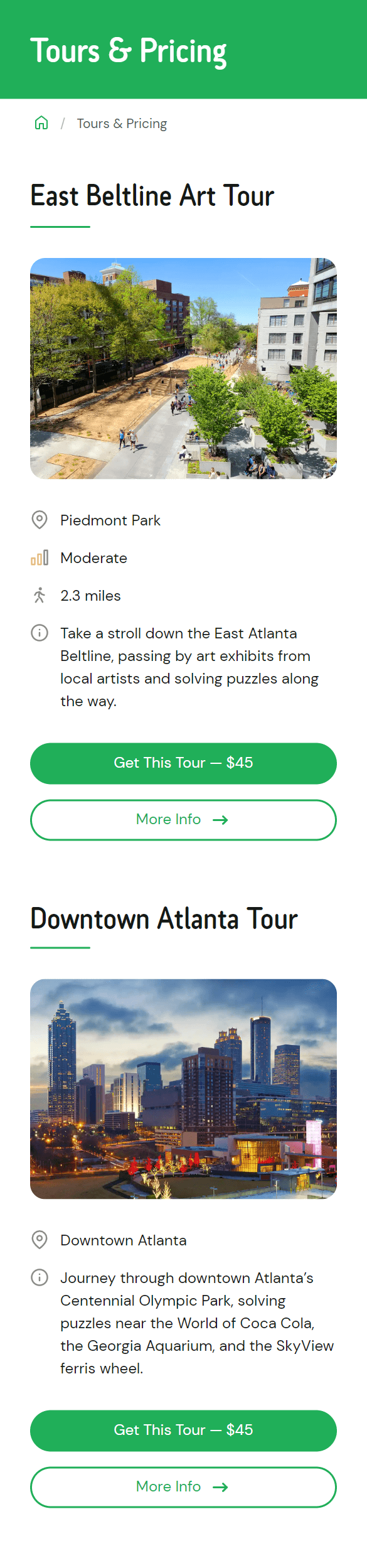 atlanta puzzle tours